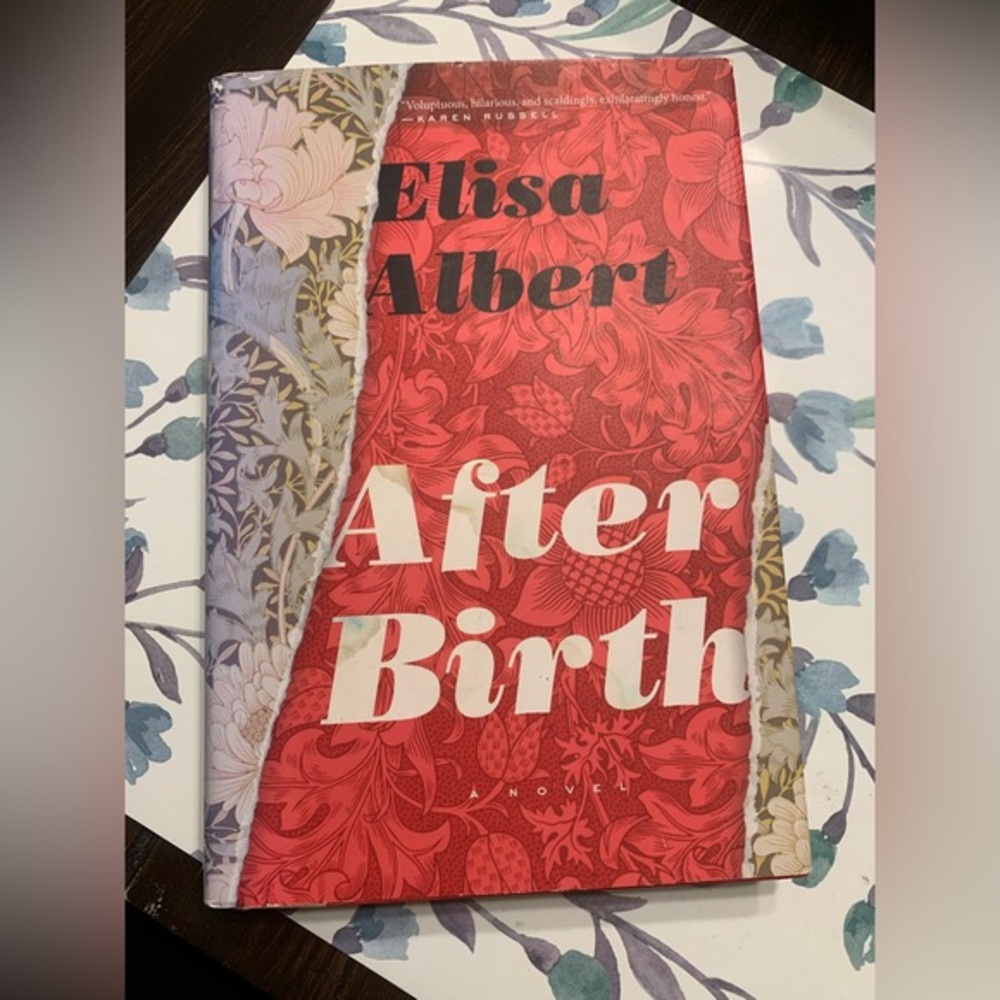 Red Floral 'After Birth' Novel